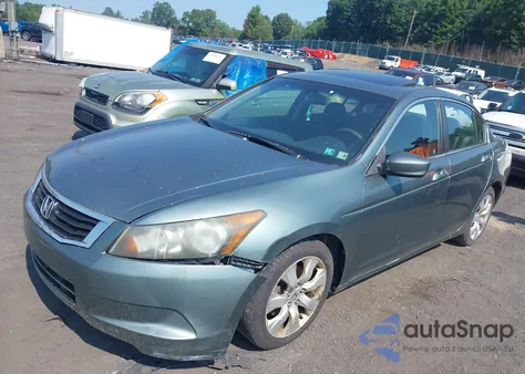 2008 Honda Accord 2.4 Ex-L из США, поврежденный, VIN 1HGCP26868A086584